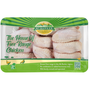 Fresh Chicken Whole wings - with skin - Family pack - Mt Barker Chicken